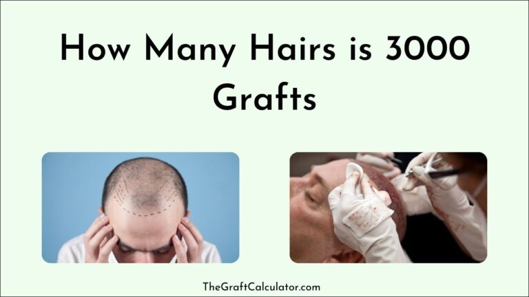 How Many Hairs is 3000 Grafts?